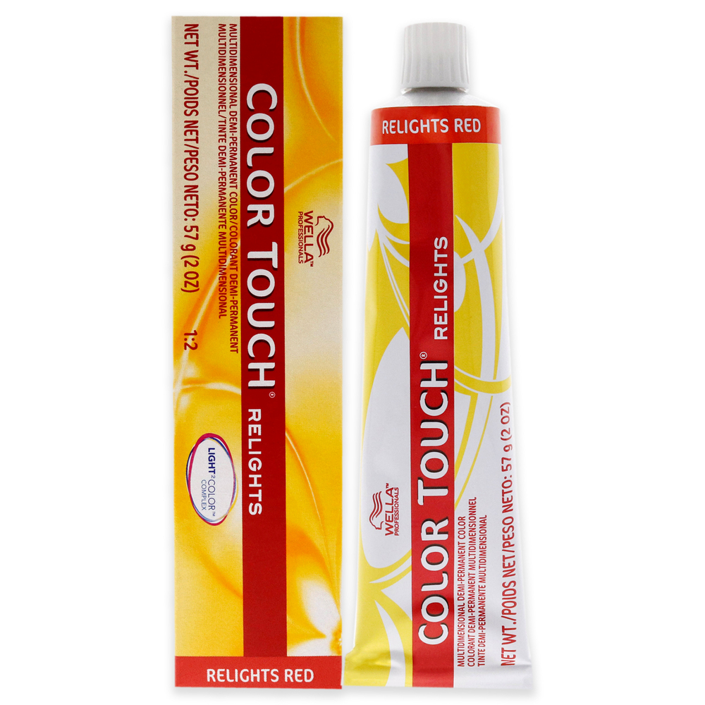 Color Touch Relights Demi-Permanent Color - 57 Red-Violet Brown by Wella 2 oz